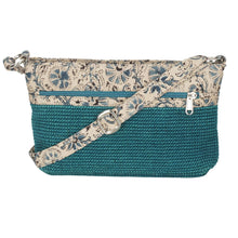 Load image into Gallery viewer, Jute "Cole" Women's Crossbody - Teal Blue