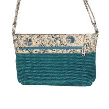 Load image into Gallery viewer, Jute "Cole" Women's Crossbody - Teal Blue