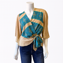 Load image into Gallery viewer, Recycled Silk: Winnie Wrap Top, S/M
