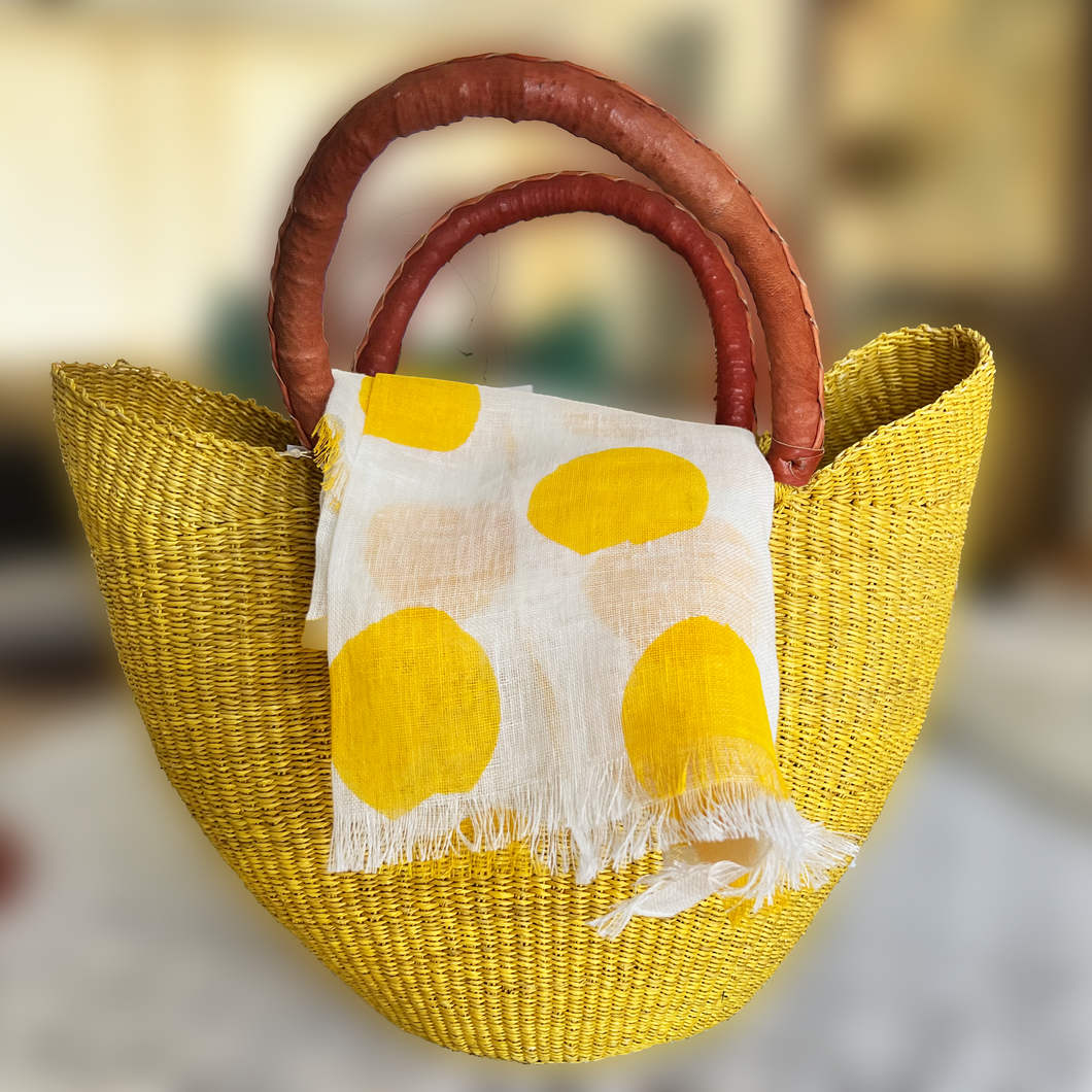 Shopping  Basket,  Yellow