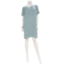 Load image into Gallery viewer, Isabella Split Neck Linen Dress