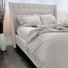 Load image into Gallery viewer, Queen Sheet Set Light Grey (4 pieces)