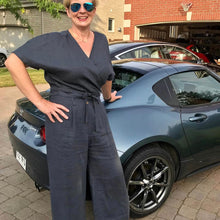 Load image into Gallery viewer, Wide Leg Montreal City Pant in Charcoal