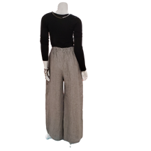 Load image into Gallery viewer, English Bay Pant, Natural Blk Stripes