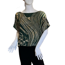 Load image into Gallery viewer, LUCIE Recycled Sari Boxy Top - 100% Silk