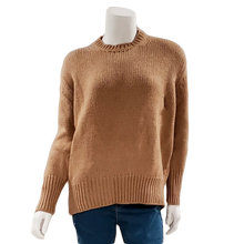 Load image into Gallery viewer, KARLEY: Cashmere & Lambs Wool Maxi Crew Neck Pullover