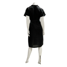 Load image into Gallery viewer, Safari , Black Linen Dress
