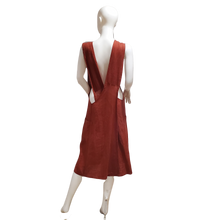 Load image into Gallery viewer, Japanese Apron/Tunic in Sienna Stone Washed Linen