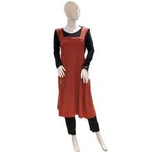 Load image into Gallery viewer, Japanese Apron/Tunic in Sienna Stone Washed Linen