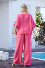 Load image into Gallery viewer, Lettie Flower Top: Raspberry