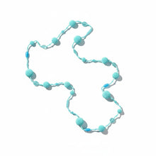 Load image into Gallery viewer, Large Beaded Ball Necklace: Turquoise