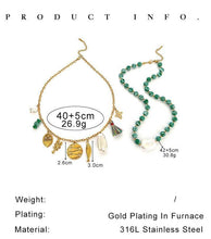 Load image into Gallery viewer, Gold Multi Charm Necklace