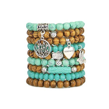 Load image into Gallery viewer, BB-Serenity Handmade Set of  Beaded Stretch Stacking Bracelets