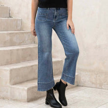 Load image into Gallery viewer, Bamboo Double Hem Line Denim