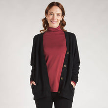 Load image into Gallery viewer, Brandi Funnel-Neck Bamboo, Rosewood