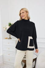 Load image into Gallery viewer, Martie One Size Boxy Sweater: Black