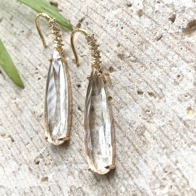 Crystal  Teardrop Earrings