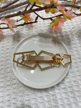 Load image into Gallery viewer, Geometric Gold Barrette