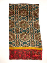 Load image into Gallery viewer, Elsie Wool Silk Scarf/Wrap Brown Red: