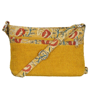 Jute "Cole" Women's Crossbody - Yellow