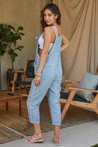 LINEN OVERALLS