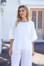 Load image into Gallery viewer, Lettie Flower Top: Raspberry