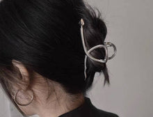 Load image into Gallery viewer, Snakes Ladder Hair Claw, Silver