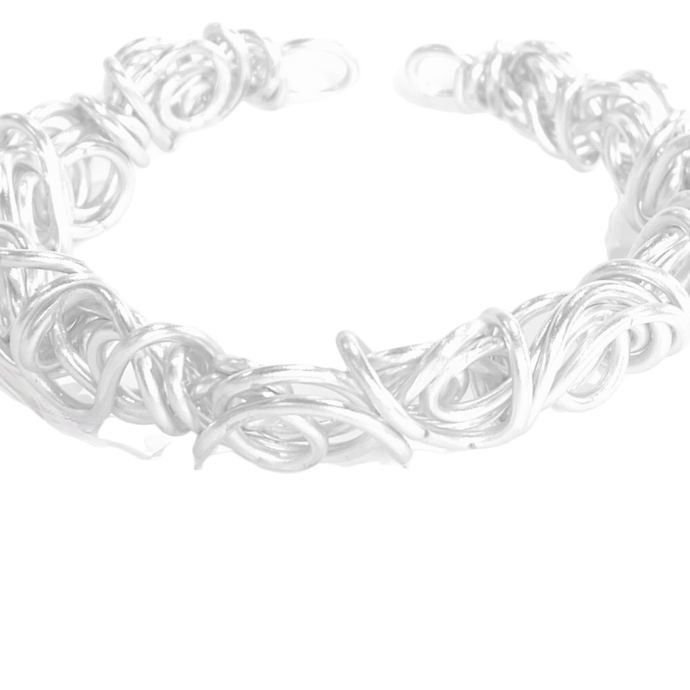 WN Hand Made Aluminium Wire Bangle