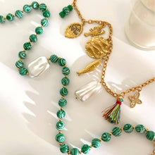 Load image into Gallery viewer, Gold Multi Charm Necklace