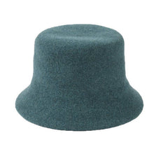 Load image into Gallery viewer, 100% Wool Bucket Hat: Teal Blue