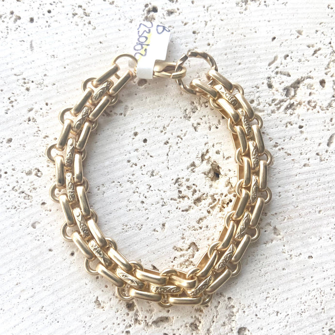 Vintage Style Chain Link Bracelet, gold