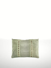 Load image into Gallery viewer, Celia Small Suede Shoulder Bag: Apple