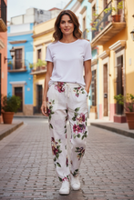 Load image into Gallery viewer, Celine Linen Trouser, White