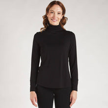 Load image into Gallery viewer, Brandi Funnel-Neck Bamboo, Black
