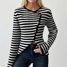 Load image into Gallery viewer, Anya Striped one Size, Black