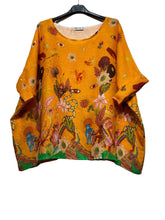 Load image into Gallery viewer, Tunic in Linen Soleil,APRICOT
