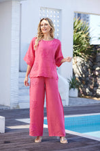 Load image into Gallery viewer, Lettie Flower Top: Raspberry