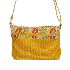 Jute "Cole" Women's Crossbody - Yellow