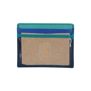 Credit Card Holder, Blue/Turquoise