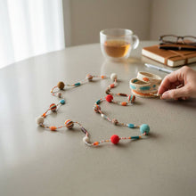 Load image into Gallery viewer, Large Beaded Ball Necklace, Multicolor
