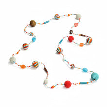 Load image into Gallery viewer, Large Beaded Ball Necklace: Turquoise