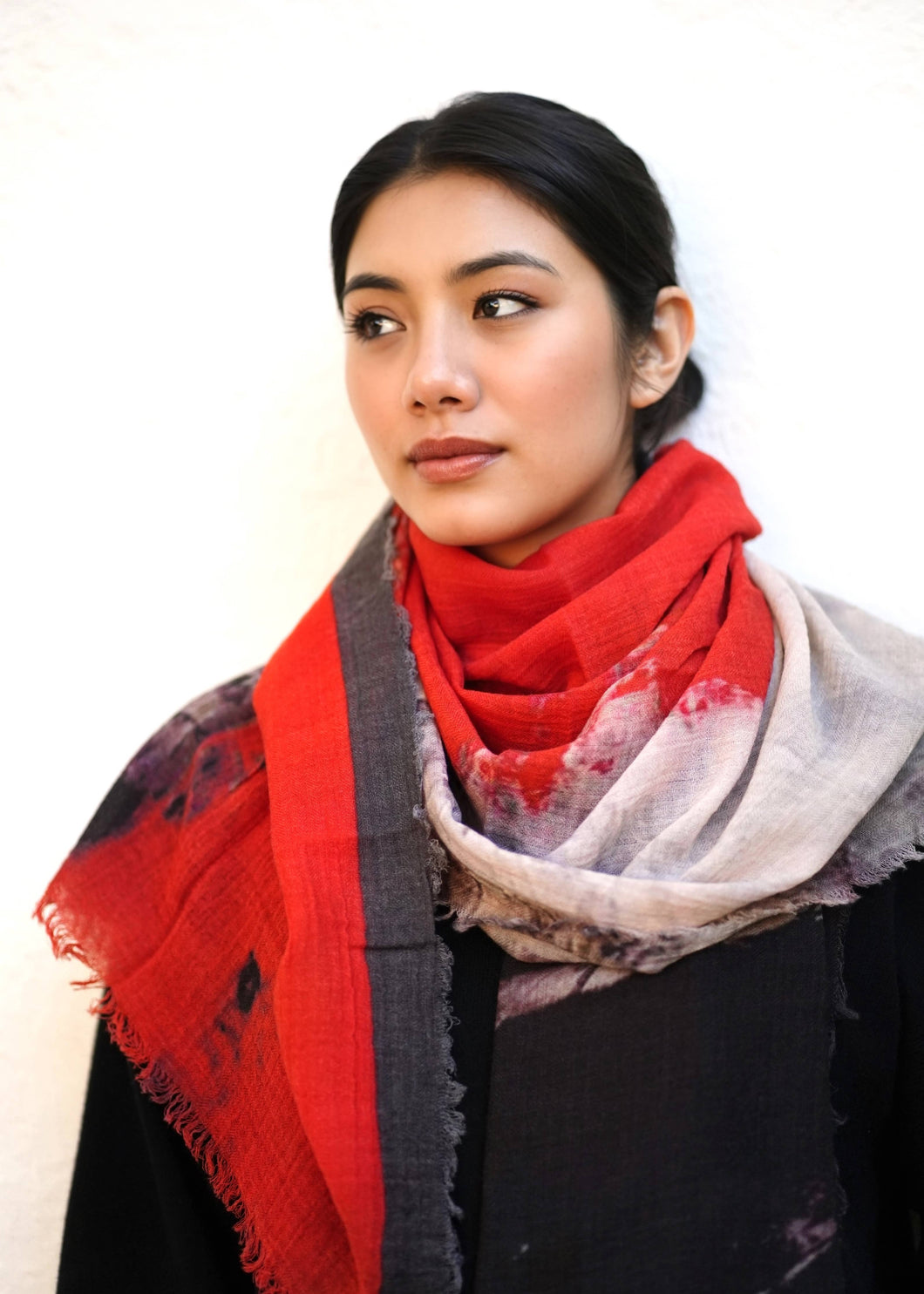 Kayo Wool Scarf/Wrap Multi : Multi-Colored