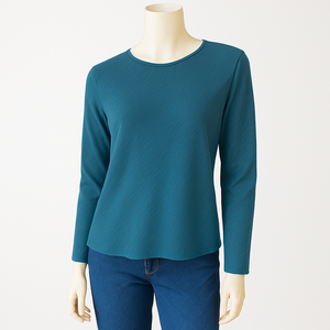 Barbie Biased Cut Top: Peacock