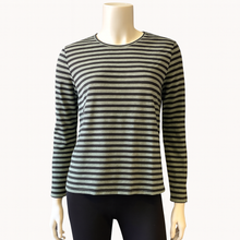 Load image into Gallery viewer, SAVANNAH Linen/Cotton Blend, Long Sleeve Tee, Olive