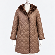 Load image into Gallery viewer, Reversible Fur Lined Puffer