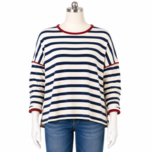 Load image into Gallery viewer, One Size Brooks Long Sleeve Pullover, Navy