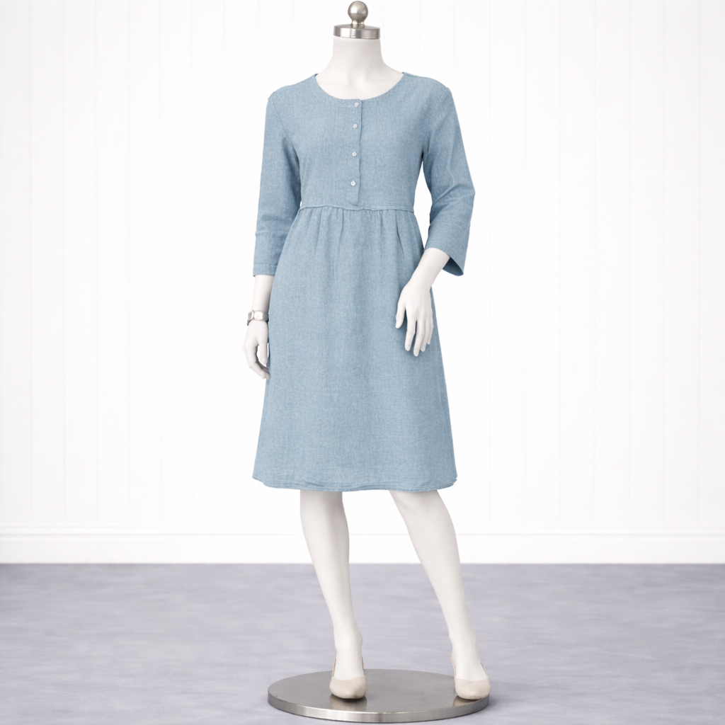 Charlotte Empire Waist Linen Dress – Tallulah Freelove Linen: Pure & Simple