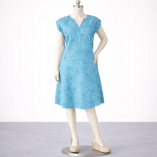 Load image into Gallery viewer, Lidia Henley Linen Dress