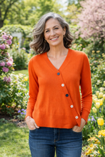Load image into Gallery viewer, Fannie Button Angle Sweater