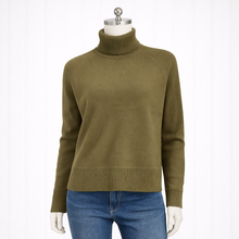 Load image into Gallery viewer, Sandrella Turtleneck Sweater, Olive
